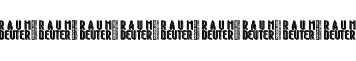 Raumdeuter   Diamond Personal Font OTHER CHARS