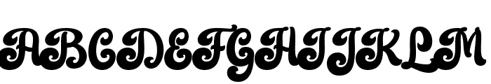 RaydhenRegular GORng Font UPPERCASE