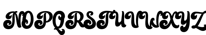 RaydhenRegular GORng Font UPPERCASE