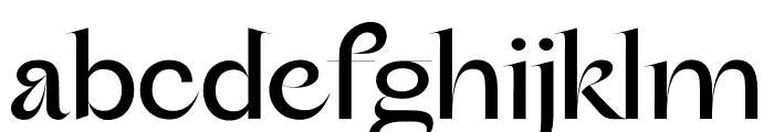 Raygun Font LOWERCASE