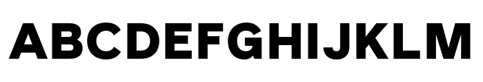 Reader Black Pro Font UPPERCASE