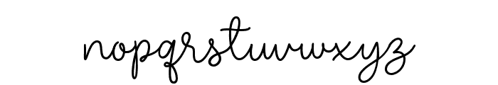 Real Love Font LOWERCASE