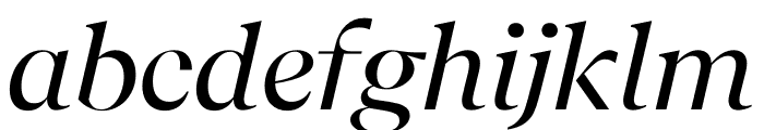 Recife Display Regular Italic Font LOWERCASE