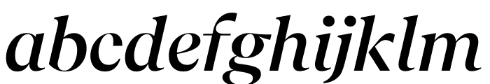 Recife Display SemiBold Italic Font LOWERCASE