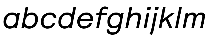 Relative Italic Pro Font LOWERCASE
