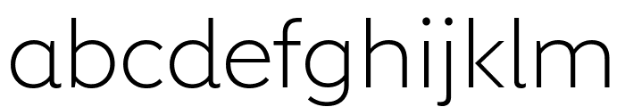 Remo Light Font LOWERCASE