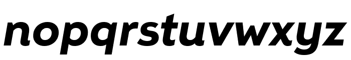 Remo Plus Bold Italic Font LOWERCASE