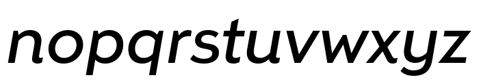 Remo Plus Medium Italic Font LOWERCASE