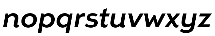 Remo Plus SemiBold Italic Font LOWERCASE