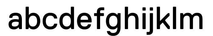 Replica Regular Font LOWERCASE