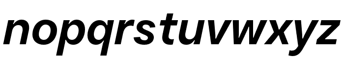 ResistSans TxtMediumOblique Font LOWERCASE