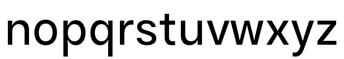 ResistSansTxtRegular Font LOWERCASE