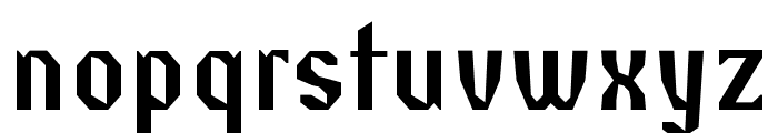Resistance Font LOWERCASE