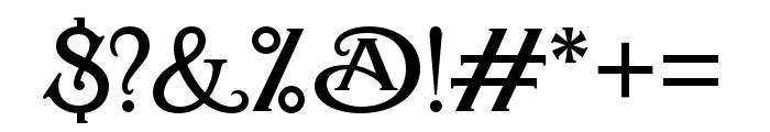 Rigaldon Classic Font OTHER CHARS