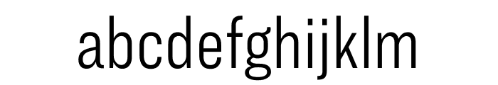 Ringside Compressed Light Font LOWERCASE