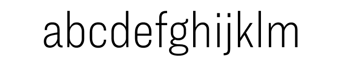 Ringside Condensed Thin Font LOWERCASE