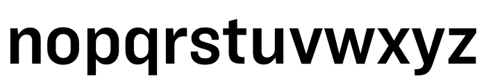 Ringside Narrow Semibold Font LOWERCASE