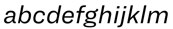 Ringside Regular Book Italic Font LOWERCASE