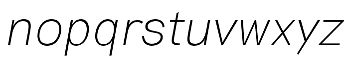 Riposte LazerItalic Font LOWERCASE