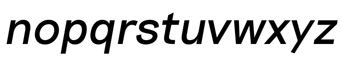 Riposte RegularItalic Font LOWERCASE