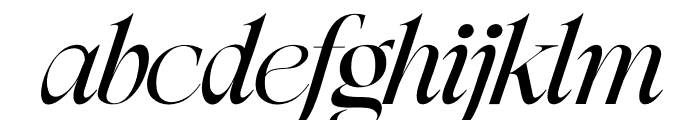 RofaneItalic RgL2p Font LOWERCASE