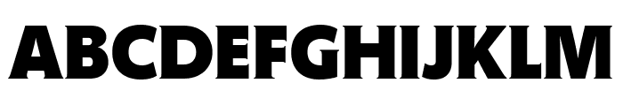 Roman Grotesque WEBL Black Font UPPERCASE