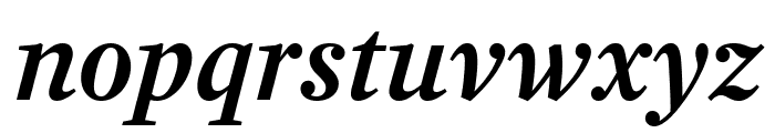 Rosart SemiboldItalic Font LOWERCASE