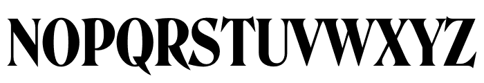 Roslindale Display Condensed Bold Font UPPERCASE