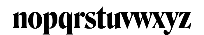 Roslindale Display Condensed Bold Font LOWERCASE