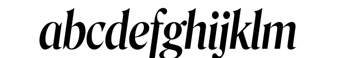 Roslindale Display Condensed Medium Italic Font LOWERCASE