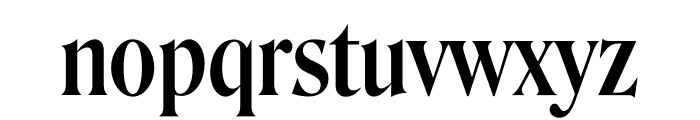 Roslindale Display Condensed Medium Font LOWERCASE