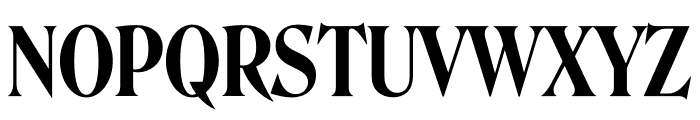Roslindale Display Condensed Semi Bold Font UPPERCASE