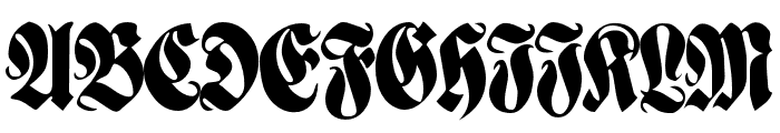 RossFraktur B Font UPPERCASE