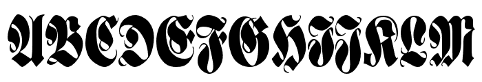 RossFraktur Font UPPERCASE