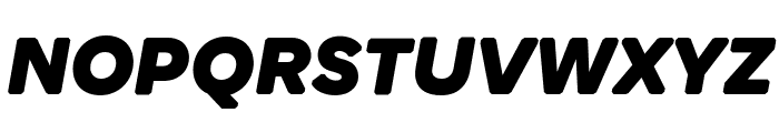 Round WEBL Black Italic Font UPPERCASE