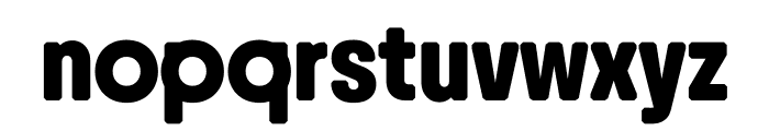 RoundCondensedWEB Bold Font LOWERCASE