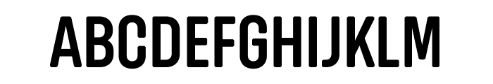RoundCondensedWEB Regular Font UPPERCASE