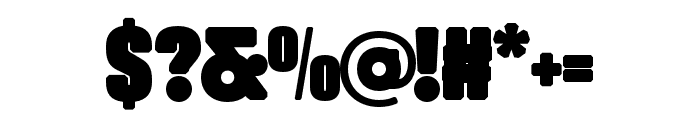 RoundUltraWEB Black Font OTHER CHARS