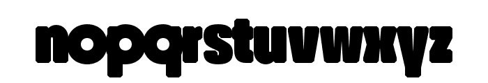 RoundUltraWEB Black Font LOWERCASE