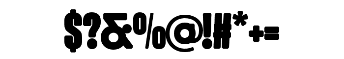 RoundUltraWEB Bold Font OTHER CHARS
