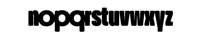 RoundUltraWEB Bold Font LOWERCASE