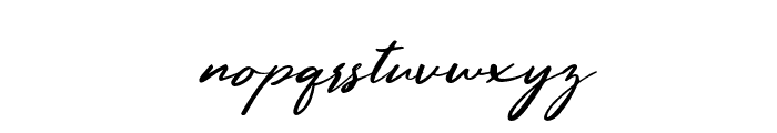 Rustelyn   Slant Extra Font LOWERCASE