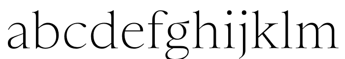 Sainte Colombe Extra Light Font LOWERCASE