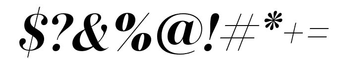 Salina Trial MediumItalic Font OTHER CHARS