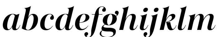 Salina Trial MediumItalic Font LOWERCASE