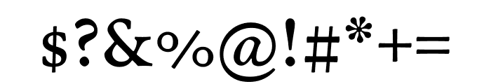 Satyr10 Regular Font OTHER CHARS