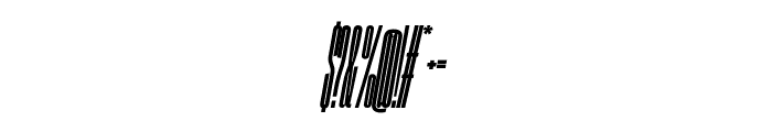 SegmentA CondensedBlackItalic Font OTHER CHARS