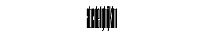 SegmentA CondensedBlack Font LOWERCASE