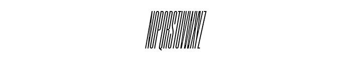 SegmentA CondensedRegularItalic Font UPPERCASE