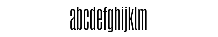 SegmentA KeyRegular Font LOWERCASE